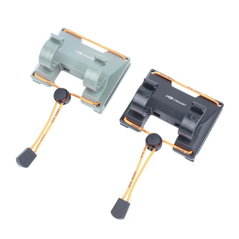 Fishing Rod Spinning - Outdoor-Profis: Gürtelclip-Rutenhalter mit freihändigem Schiebeverschluss-System und