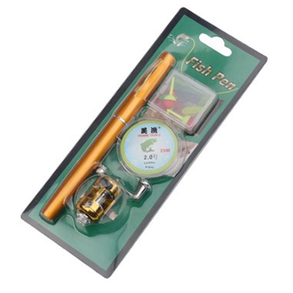 Fishing Rod Spinning - Neue Zusammenklappbare Angelrute mit Mini-Spinnrolle, Pesca