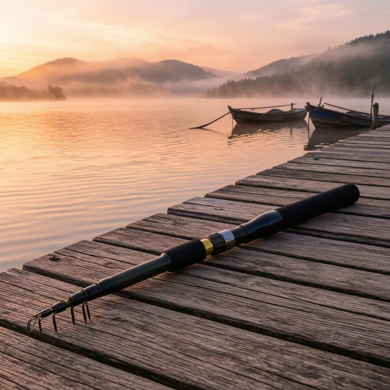 Fishing Rod Carbon Fiber - Professionelle Angelrute aus Kohlefaser mit Reaktionsfähigem