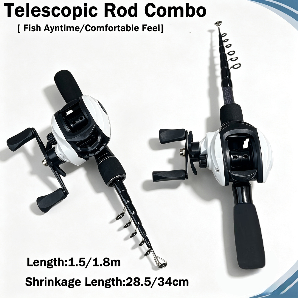 1,5/1,8 m SuperLight 65g Teles – Fishing Rod Combo Bewertung und Preis